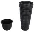 vidaXL Kvetináč s odnímateľnou vložkou antracit 18/45 l PP drážkovaný