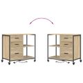 vidaXL Kabinet s nabíjacou stanicou 76 x 41 x 72 cm Kompozitné drevo
