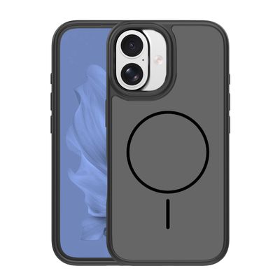 Tenké puzdro Frame Mag pre iPhone 16 6,1" čierna