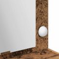 vidaXL Toaletný stolík Staré drevo 100 x 41 x 135 cm Kompozitné drevo