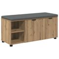vidaXL Predsieňová lavica Remeselný Dub 100 x 38 x 46 cm