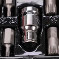 Sada torx bitov v kovovom puzdre MECHANIC TORX SET 1, 40 ks SIXTOL