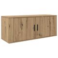 vidaXL Nástenný TV kabinetový set 2 ks Remeselný dub Kompozitné drevo