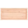 vidaXL Stolová doska 100x40x(2-4) cm neošetrený masív živé hrany