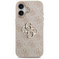 Guess puzdro pre iPhone 17 HC 4G PU S VEĽKÝM 4G CLASSIC LOGO GD ružová