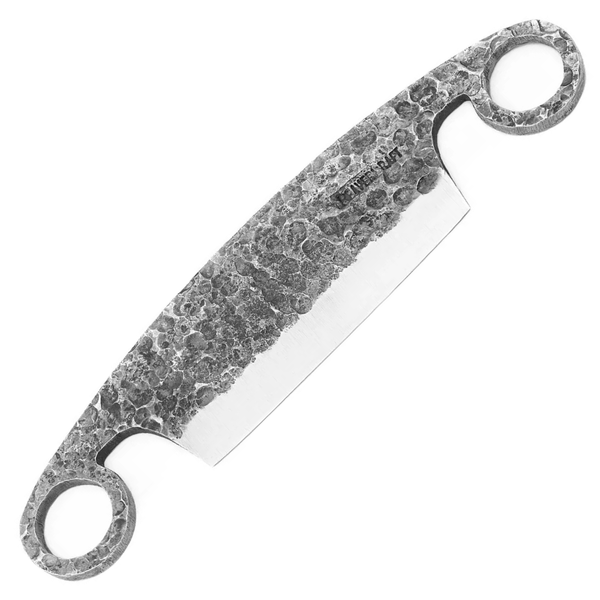 Beavercraft DK5S Debark Drawknife ručne kovaný rezbársky nôž 9 cm, kožené puzdro