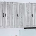 vidaXL Dvierka na umývačku Kalmar Sivý Sonoma 60 x 31 x 100 cm