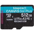 KINGSTON Micro SDXC CANVAS GO! Plus Gen4 512GB