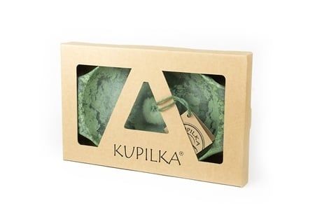 30440172B Kupilka 44 Plate Green - zelený tanier, v balení