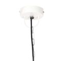 vidaXL Industriálna závesná lampa 25 W biela 32 cm okrúhla E27