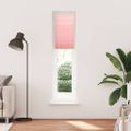 vidaXL Plisovaná roleta ružová 40x200 cm šírka látky 39,4 cm polyester