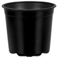 vidaXL Kulatý kvetináč 200 ks Čierna Ø 15 x 13 cm Plast