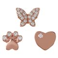 Forever smartwatch SW-330 ForeVigo 4 with charms rose gold