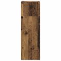 vidaXL Highboard Staré drevo 50 x 41 x 124 cm Kompozitné drevo