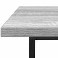 vidaXL Konferenčný stolík Sivá 100 x 50 x 40 cm Spracované drevo a kov