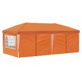 vidaXL Prístrešok na párty 575 x 288 x 245 cm Oranžová