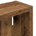 vidaXL Kúpeľňová nástenná skriňa Staré drevo 30 x 10 x 60,5 cm