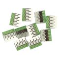 Páčková spojovacia svorka 4× 0,2–4 mm2, 10 ks