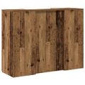 vidaXL Recepčný stôl staré drevo 135x50x103,5 cm kompozitné drevo