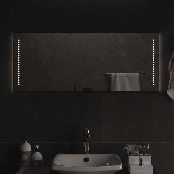 vidaXL LED kúpeľňové zrkadlo 100x40 cm