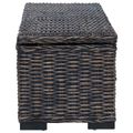 vidaXL Úložná krabica Čierna 110 x 35 x 45 cm