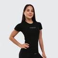 Dámske tričko FIT Black - GymBeam, veľkosť L