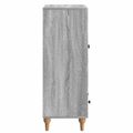 vidaXL Servírovacia skriňa Sivá sonoma 66 x 34,5 x 95 cm
