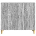 vidaXL Servírovacia skriňa Sivý Sonoma 89 x 34,5 x 80 cm