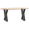 vidaXL Nohy konferenčného stolíka 2 ks antracitové 28x(42-43,3) cm oceľové