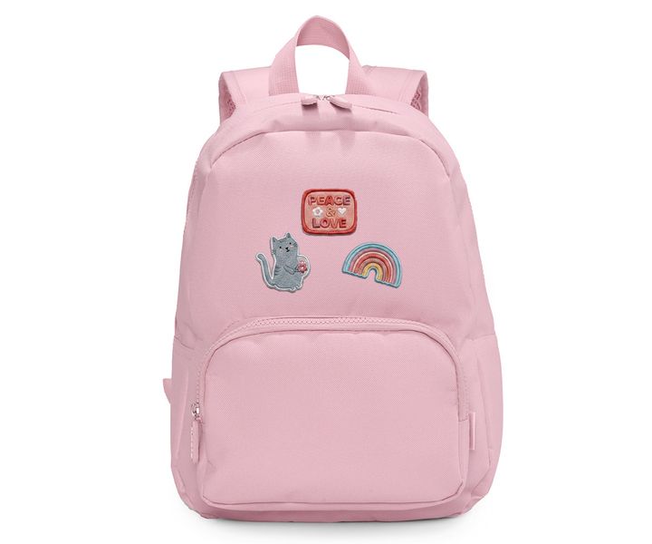 Detský batoh s vymeniteľnými nášivkami Pink