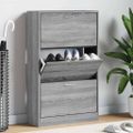 vidaXL Botník Sivý dub sonoma 63x24x103 cm spracované drevo