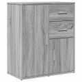 vidaXL Komody 2 ks sivé sonoma 60x31x70 cm kompozitné drevo