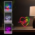MANTA LOVE HEART, LED Neon plexi dekorácia