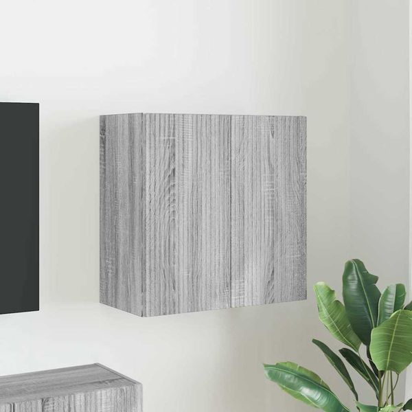 vidaXL TV nástenná skriňa Nástenný Sivý Sonoma 59,5 x 31 x 60 cm