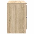 vidaXL TV skrinka Dub Sonoma 100x35x54 cm Konštrukcia dreva