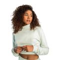 Dámska mikina Essential High-Neck Moon Grey - STRIX, veľkosť S, veľkosť oblečenia S