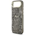 Puzdro Guess Python Pattern MagSafe pre iPhone Air čierne