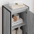 vidaXL Servírovacia skriňa Sivý Sonoma 43 x 36 x 75,5 cm