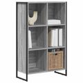 vidaXL Knižnica 99.5 x 30 x 108.5 cm Kompozitné drevo Sivý Sonoma
