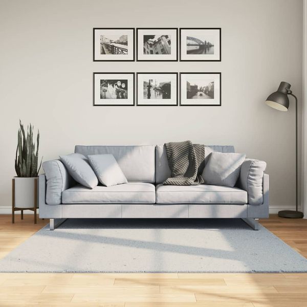 vidaXL Koberec HUARTE s krátkym vlasom umývateľný modrý 160x160 cm