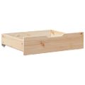 vidaXL Zásuvky pod posteľ s kolieskami 2 ks 65x55x17 cm borovica