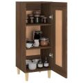 vidaXL Komoda hnedý dub 34,5x34x90 cm spracované drevo