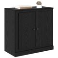 vidaXL Servírovacia skriňa 70 x 35,5 x 67,5 cm Čierny dub