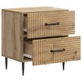vidaXL Nočný stolík 2 ks Dub artisan 43 x 34,5 x 47,5 cm