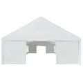vidaXL Párty stan, PE 6x14 m, biely
