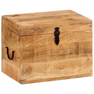 vidaXL Úložný box 39x28x31 cm mangovníkový masív