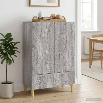 vidaXL Servírovacia skriňa Sivý Sonoma 66 x 34,5 x 95 cm