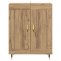 vidaXL Servírovacia skriňa Remeselný dub 69,5 x 34 x 90 cm