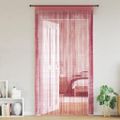 vidaXL Závesy z pletených materiálov 2 ks, ružové 100x250 cm