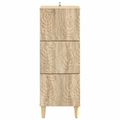 vidaXL Zásuvkový kabinet Dub sonoma 33 x 34,5 x 90 cm Kompozitné drevo